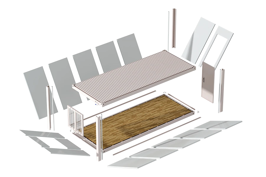 PREFAST detachable container house structure diagram