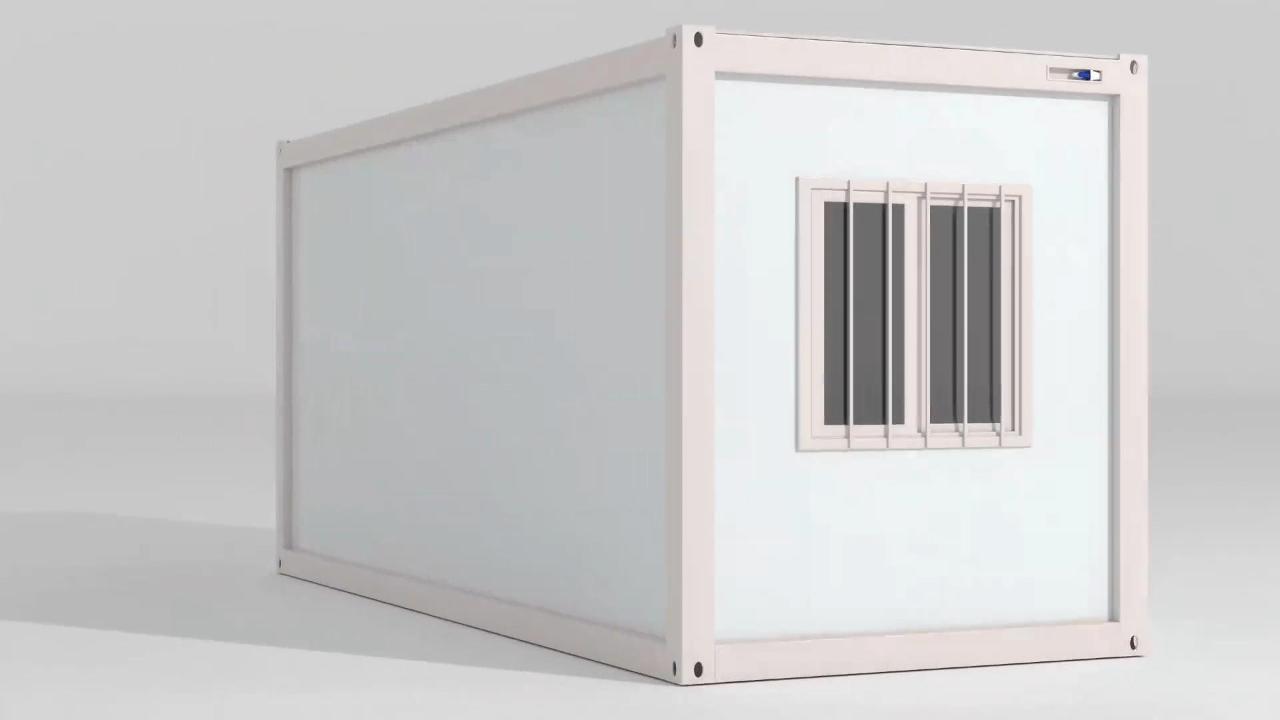 Flat pack container house